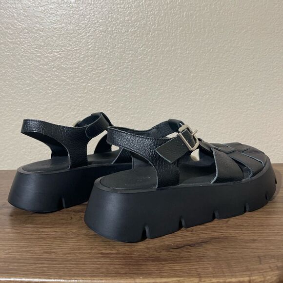 Pilcro Black Chunky Platform Sandals - Picture 2 of 7